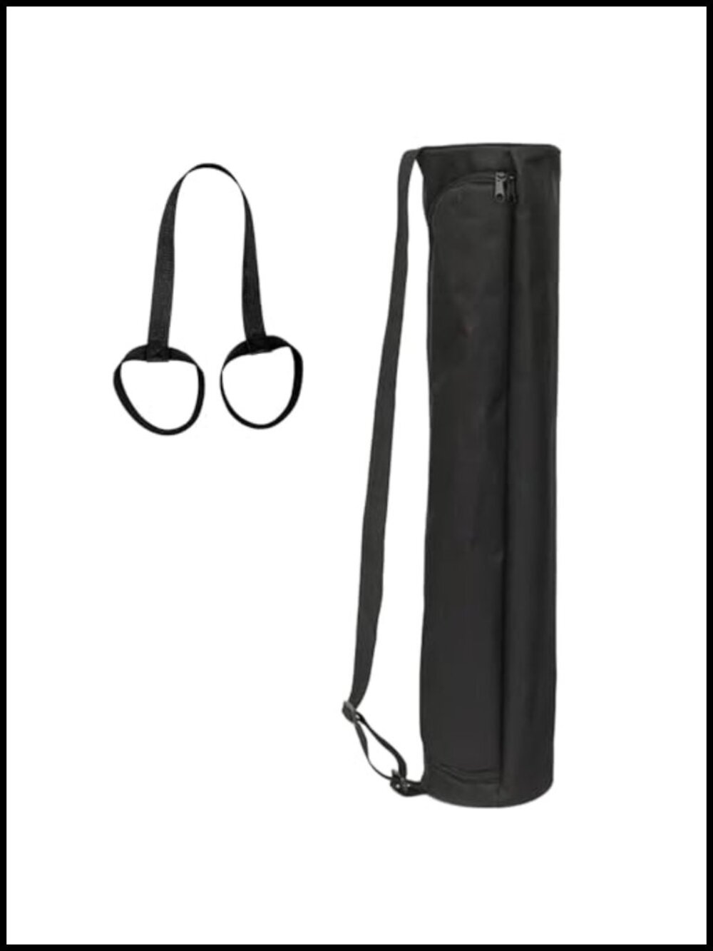 Yoga Mat Bag Adjustable Shoulder Strap Full Zipper Waterproof Gym Carrier
